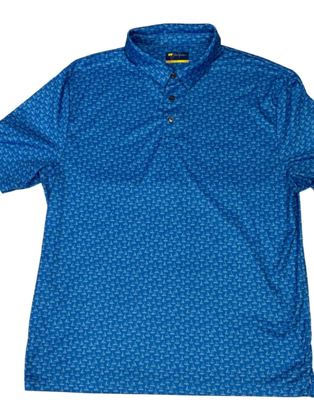 Jack Nicklaus Men’s Golf Polo Shirt – Sailboat Print – Size L - Picture 6 of 7